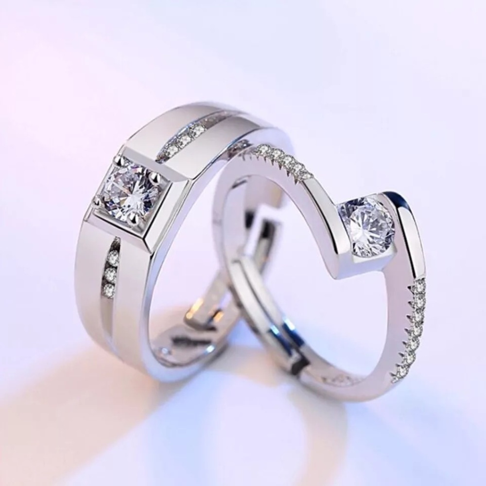 925 sterling silver new  fashion couple rings